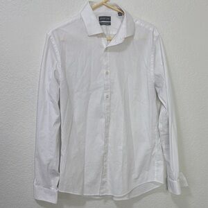 Sexy Michael Kors Classic White Dress Shirt - stretchy and comfy